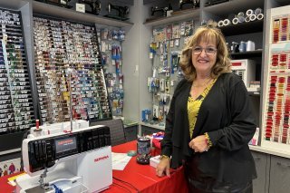 Pierrette Savioz remet sa mercerie à Monthey.